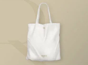 Branded tote bag